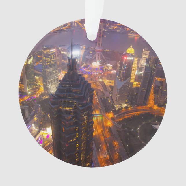 Ornamento Centro da cidade de Xangai (Frente)