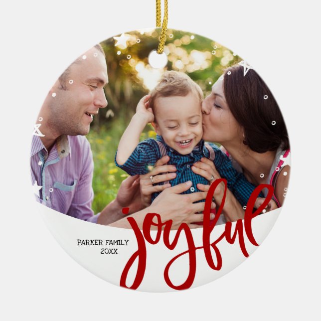 Ornamento | cerâmico alegre (Frente)