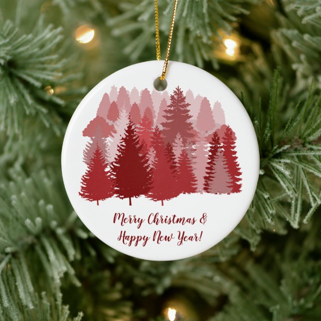 Ornamento cerâmico da Árvore de Natal rico (Árvore)