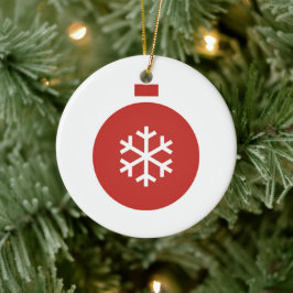 Ornamento Cerâmico da Bola de Natal