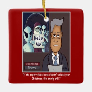 Ornamento cerâmico da cadeia de abastecimento