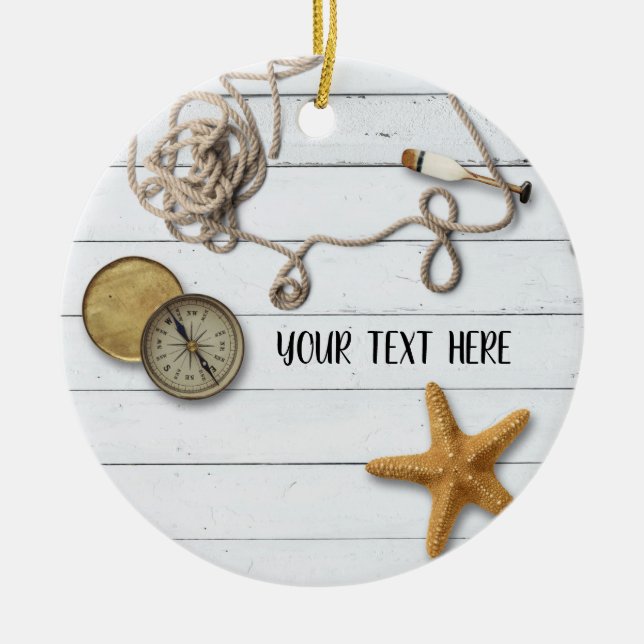 Ornamento cerâmico da casa de praia (Frente)