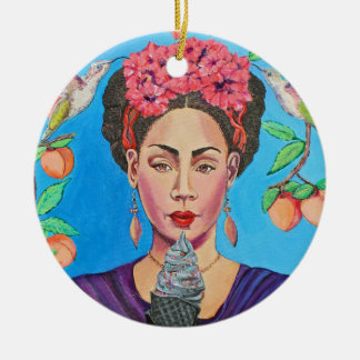 Ornamento Cerâmico de Gelo Charred