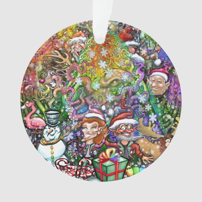 Ornamento Cerâmico de Natal (Frente)
