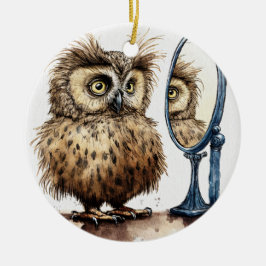 Ornamento cerâmico Dia do Cabelo Mau