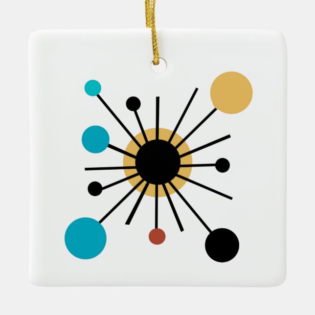 Ornamento Cerâmico do Vintage Voices (Frente)