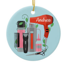 Ornamento cerâmico Hair Stylist