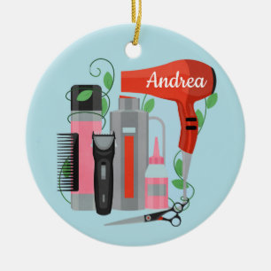Ornamento cerâmico Hair Stylist