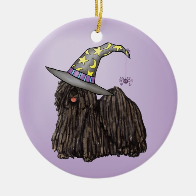 Ornamento Cerâmico Puli Witch (Frente)