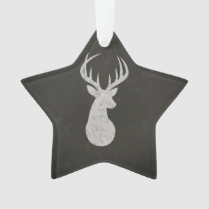 Ornamento Cervos com o desenho de giz dos Antlers