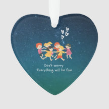 Céu Noturno e Crianças Felizes