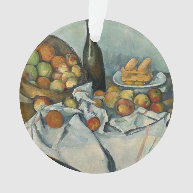 Ornamento Cezanne Basket Apple Impressionismo Arte (Frente)