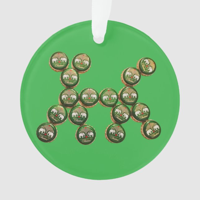 Ornamento ​🐶 Chang Beer Cap Dog (Frente)