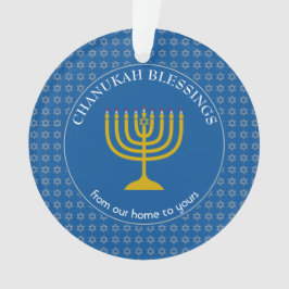 Ornamento CHANUKAH BLESSING | Menorah | Hanukkah