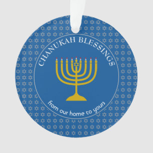 Ornamento CHANUKAH BLESSING   Menorah   Hanukkah