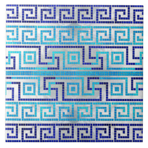 Ornamento-chave grego mosaico