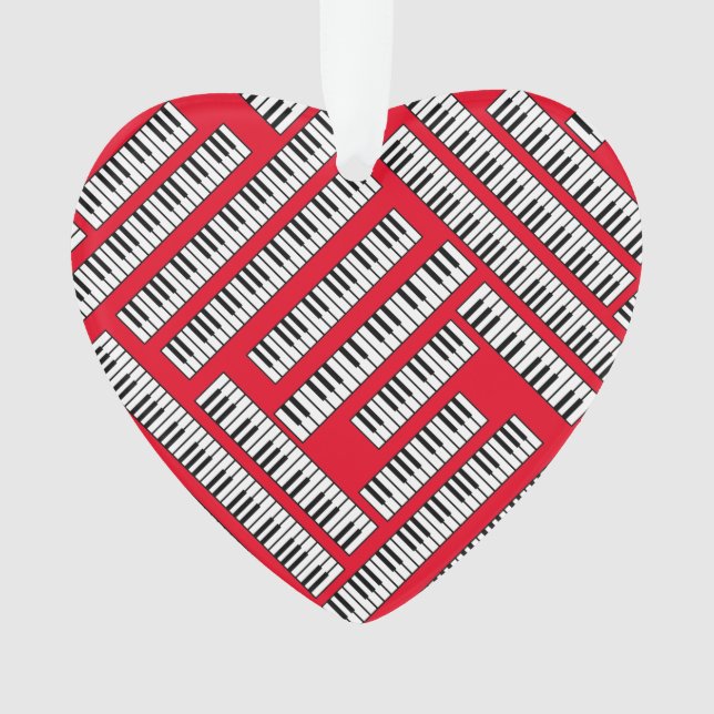 Ornamento Chaves do Piano (Frente)