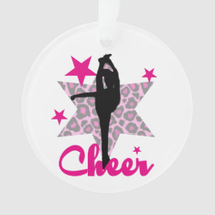 Ornamento Cheerleader cor-de-rosa