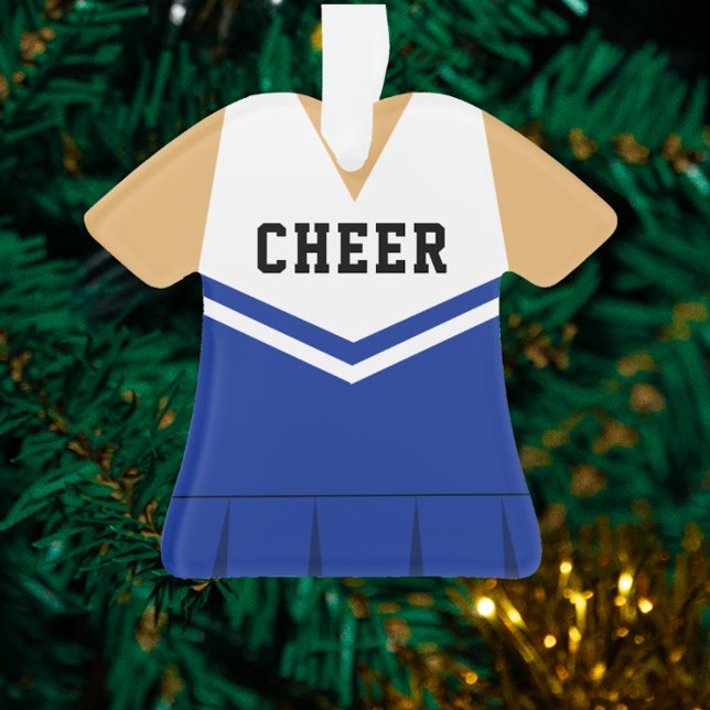 Ornamento Cheerleader Royal Blue Ornament (Criador carregado)