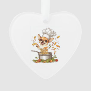 Ornamento Chef Chihuahua � Mestre Culinário Cachorro