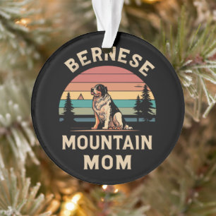 Ornamento Cherish Your Love: Bernese Mountain Dog Mãe