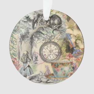 Ornamento Cheshire Cat Alice Wonderland Classic