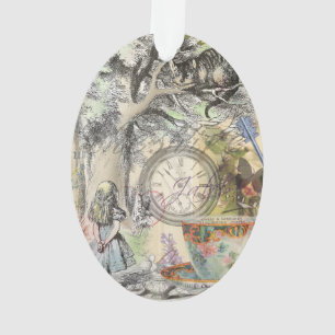 Ornamento Cheshire Cat Alice Wonderland Classic