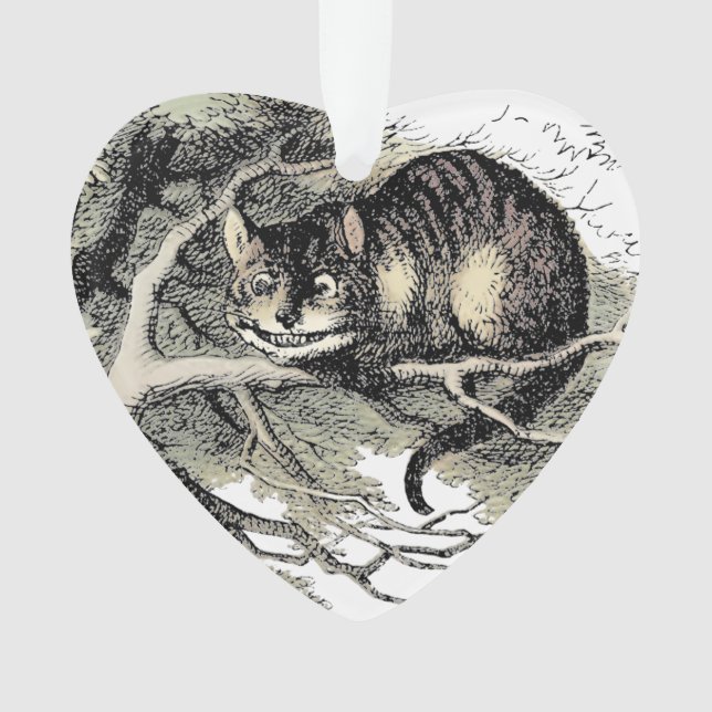 Ornamento Cheshire Cat Alice Wonderland Classic (Frente)