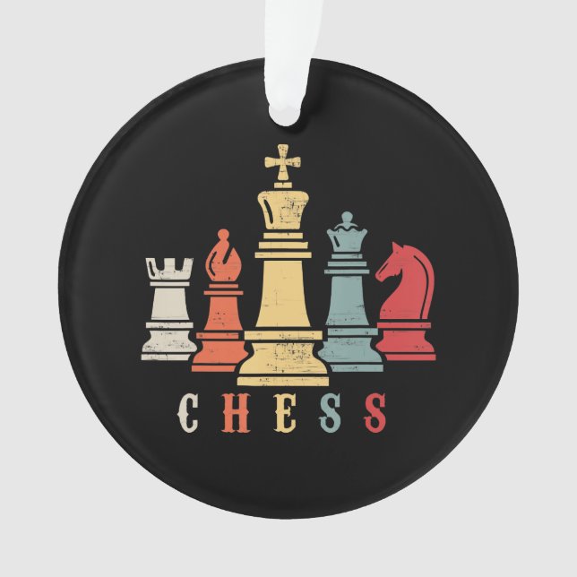 Ornamento Chess Lover | Presente do Xadrez Set Checkmate (Frente)