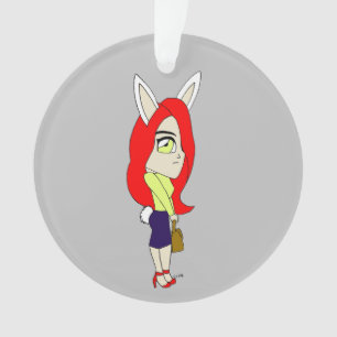 Ornamento chibi bunnygirl