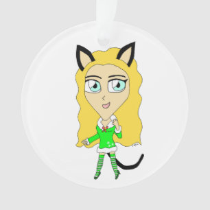Ornamento Chibi de Natal