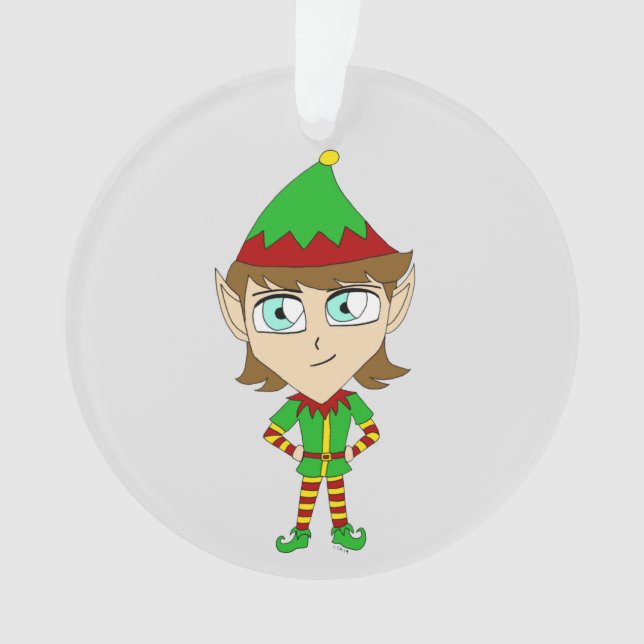 Ornamento chibi elf (Frente)