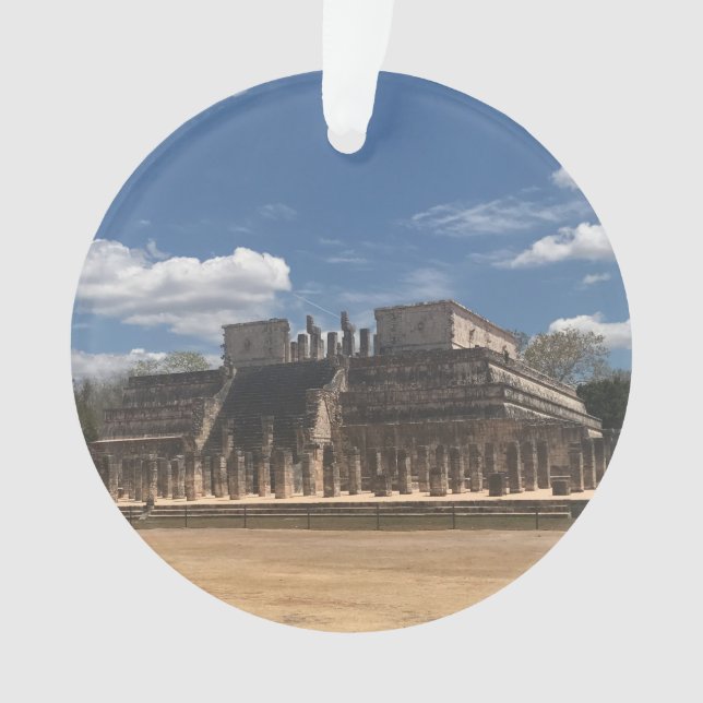 Ornamento Chichen Itza Temple da Ornação dos Guerreiros (Frente)