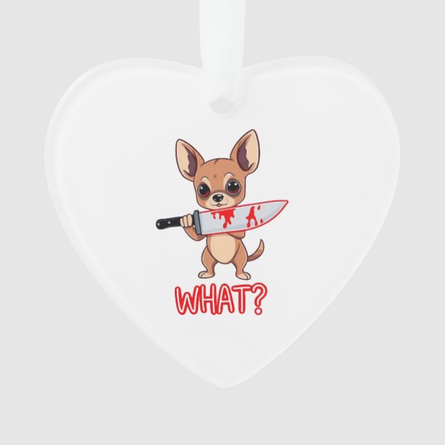 Ornamento Chihuahua Sweet Little Pup (Frente)