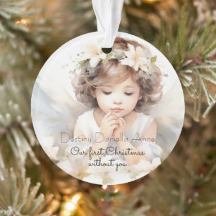 Ornamento Child Memorial Primeiro Natal Sem Você