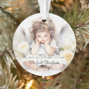 Ornamento Child Memorial Primeiro Natal Sem Você