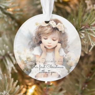 Ornamento Child Memorial Primeiro Natal Sem Você