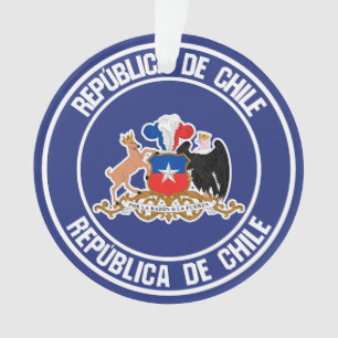 Ornamento Chile Round Emblem