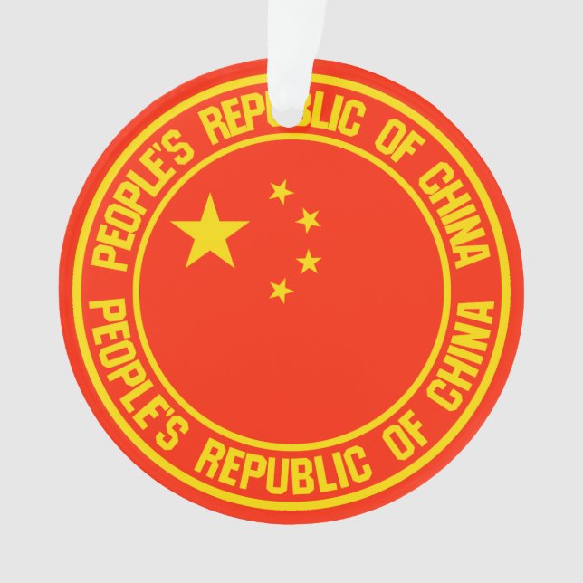 Ornamento China Round Emblem (Frente)