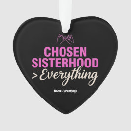 Ornamento Chosen Sisterhood Everything Pinky Promise Besties