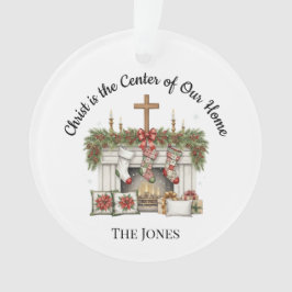Ornamento Christ is the Center Christmas 