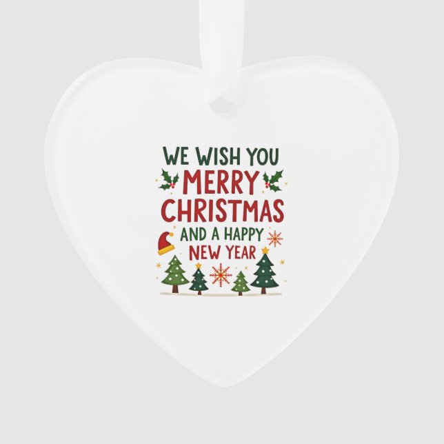 Ornamento Christmas Christmas Christmas Christmas Christmas  (Frente)