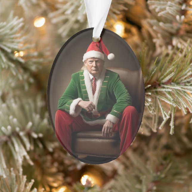 Ornamento Christmas Elf Donald Trump (Árvore)