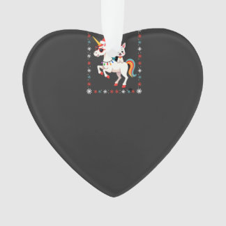 Ornamento Christmas Poodle Unicorn Sunglasses Poodles T-Shir