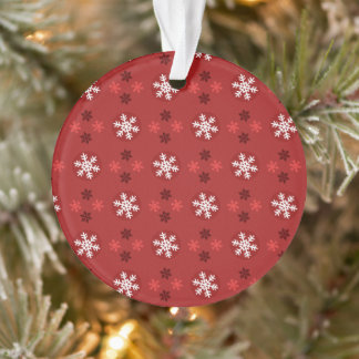 Ornamento Christmas Snowflake Art Pattern Ornament