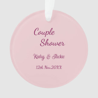 Ornamento chuva de casal rosa roxo pastel casamento nome dat