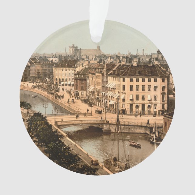 Ornamento Cidade de Copenhaga, Dinamarca (Frente)