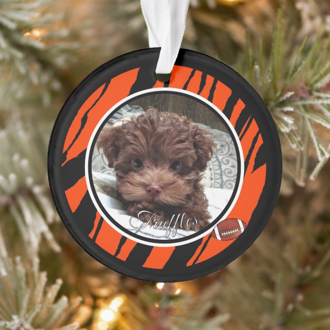 Ornamento Cincinnati Dog Fan  Customizable (Árvore)