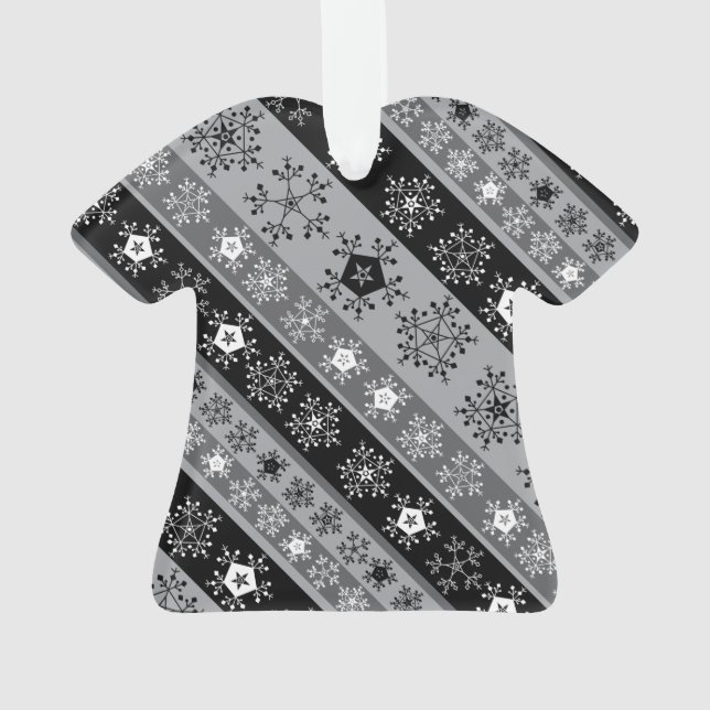 Ornamento Cinzas de Strike Snowflake (Verso)