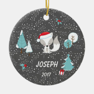 Ornamento cinzento dos Sprigs do inverno das